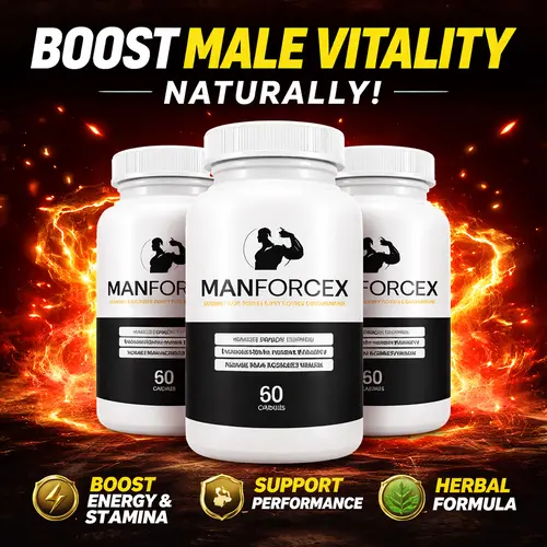 Manforcex – Natural Male Vitality & Stamina Support (60 Capsules)